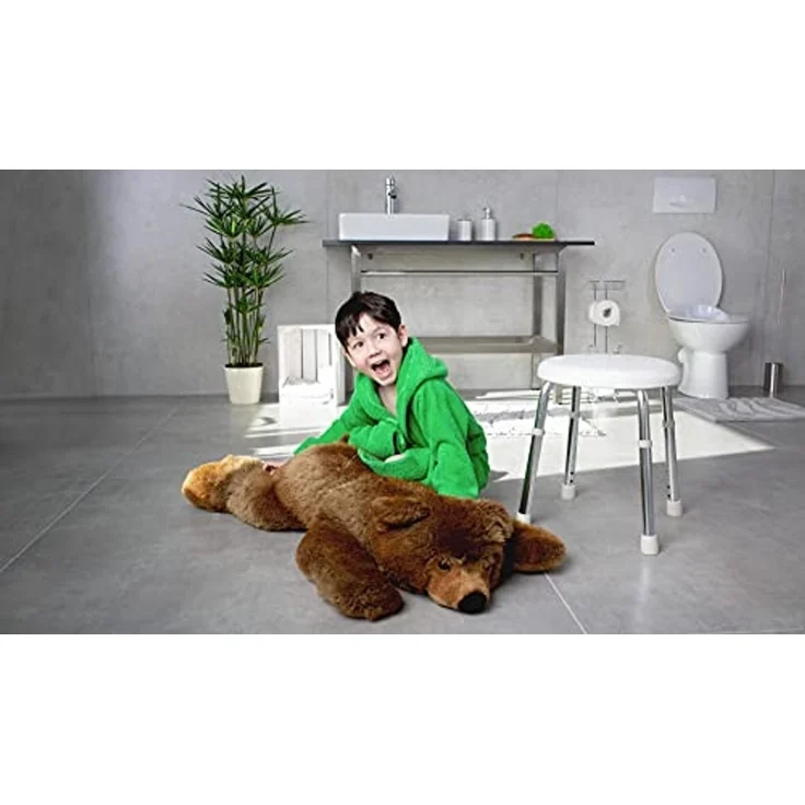 Ridder Bad-Hocker Go, weiß, höhenverstellbar, Aluminium / PE / TPR – Bild 7