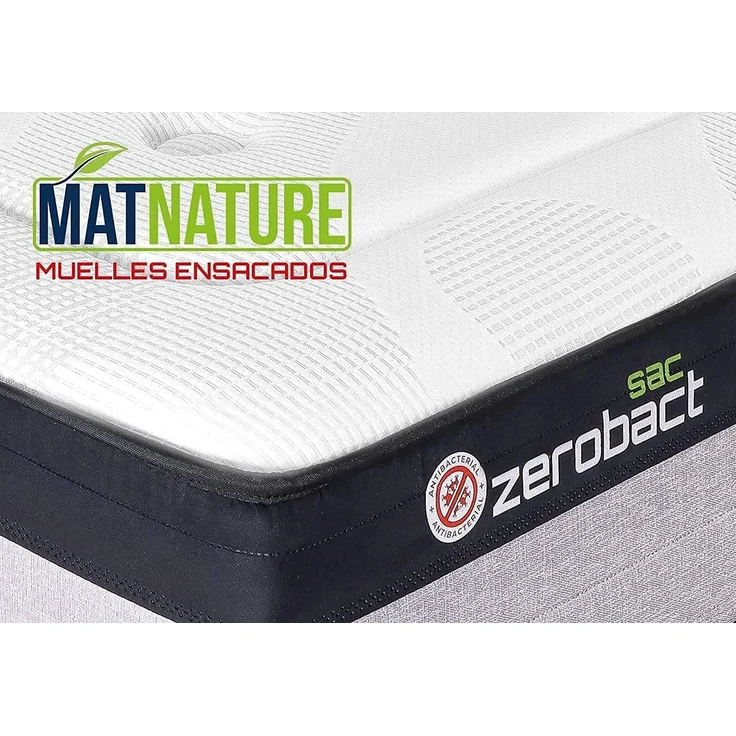 Matnature Viskoelastische Matratze gefederte Federn, viskoelatische, 90x180 cm – Bild 4