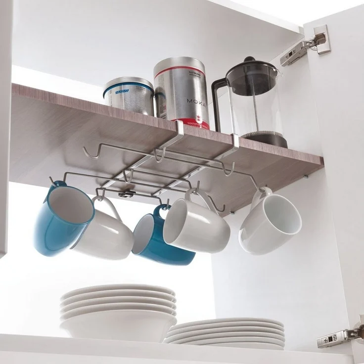 METALTEX SpiderMug Tassen- und Becherhalter 37 x 28 x 6 cm, Polytherm / Raumsparer – Bild 3