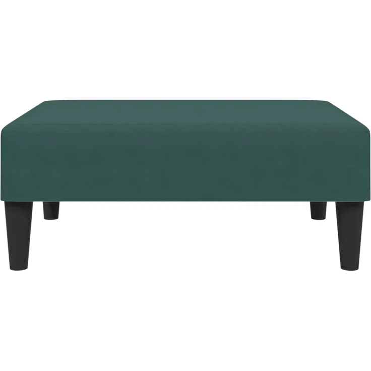 vidaXL Fußhocker Dunkelgrün 77x55x31 cm Samt 379559 – Bild 4