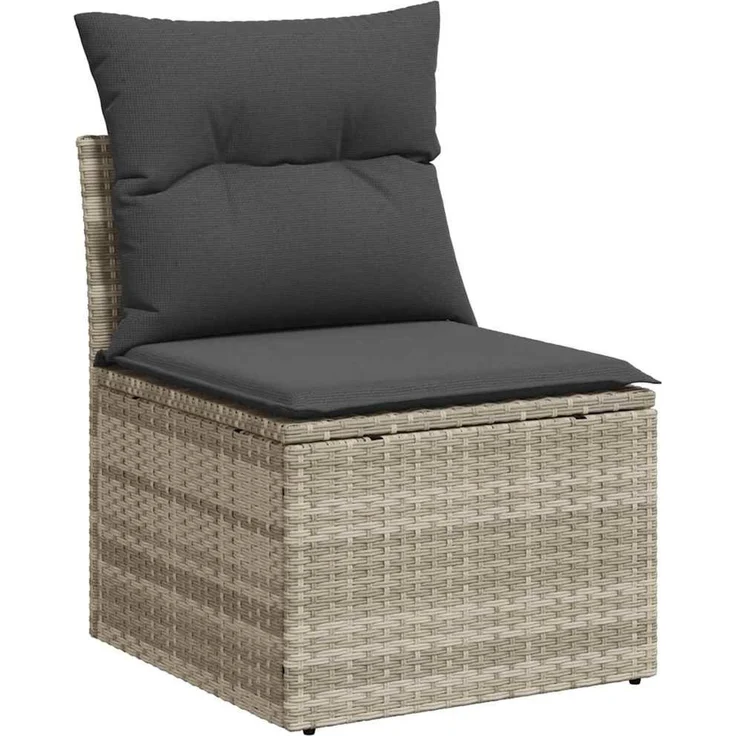 vidaXL Sofa Set 8 stk. Hellgrau 55 x 55 x 37 cm 3346632 – Bild 5