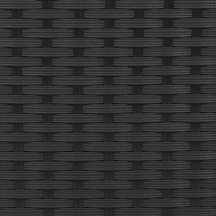 vidaXL Outdoortisch-Set 9 stk. Black and Turquoise 190 x 90 x 75 cm 3422279 – Bild 10