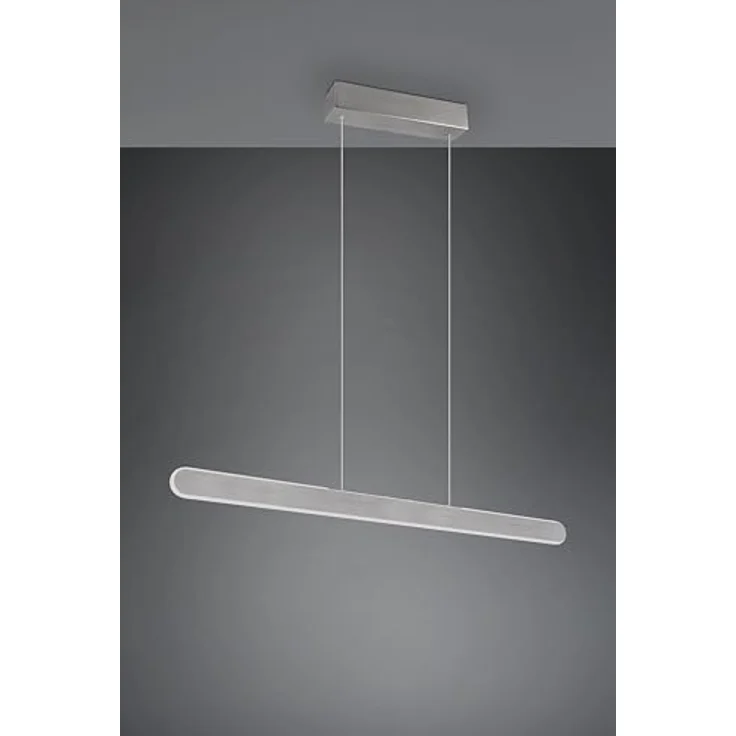 Trio Helios LED Pendelleuchte, 28W, gebürstetes Aluminium, dimmbar, CCT einstellbare Lichtfarbe, Touch-Bedienung, 3300 lm – Bild 13