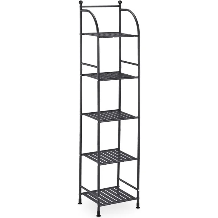 Schmales Standregal mit 5 Ablagen – Bild 9