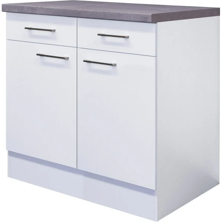 Flex-Well Unterschrank Kopenhagen (B x H x T) 80 x 86 x 60 cm, für viel Stauraum – Bild 4