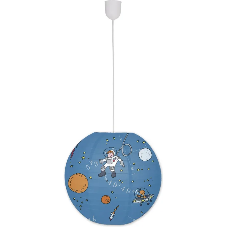 Näve Japanballon Kid Pendelleuchte, Ø 40 cm aus Zellulosefasern, leicht montierbar