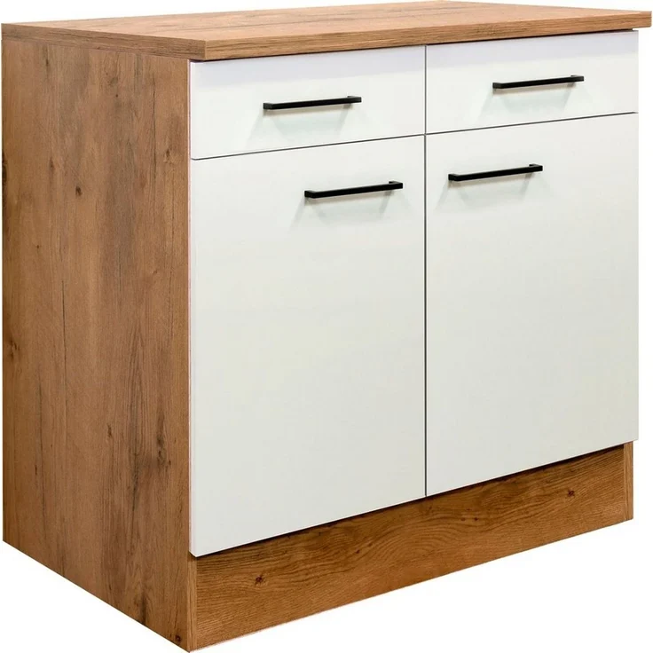 Flex-Well Unterschrank Vintea (B x H x T) 80 x 85 x 60 cm, für viel Stauraum – Bild 1