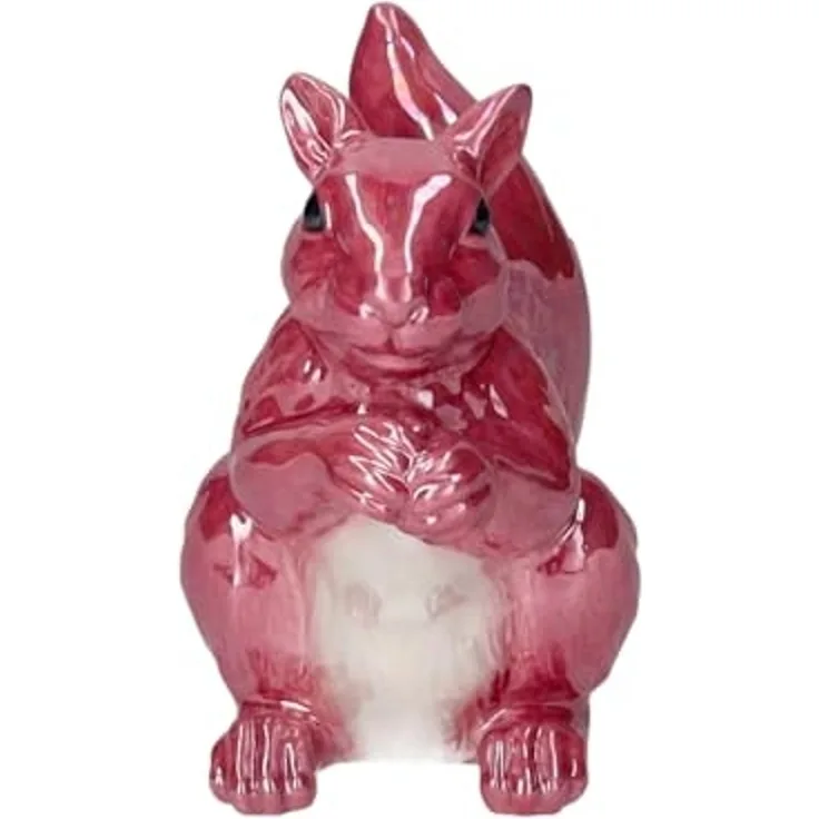 Gift Company Mignon Vase Eichhörnchen dunkelrosa