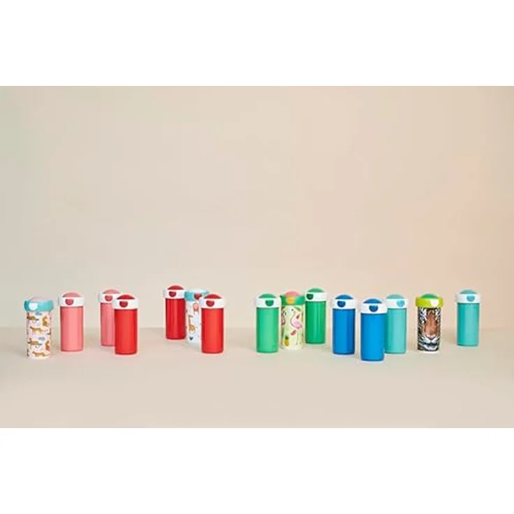 Mepal - Verschlussbecher Campus - Trinkbecher - Auslaufsicherer Wasserflasche für Kinder - Wiederverwendbarer Becher - BPA-frei & Spülmaschinenfest - 300 ml - Blau – Bild 8