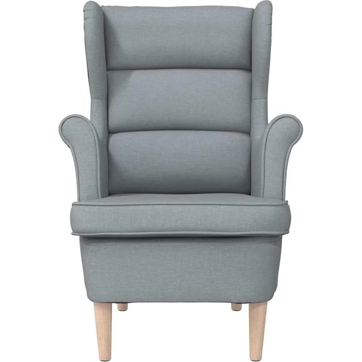 vidaXL Sessel Hellgrau 74x84x100 cm Stoff 4016895 – Bild 4