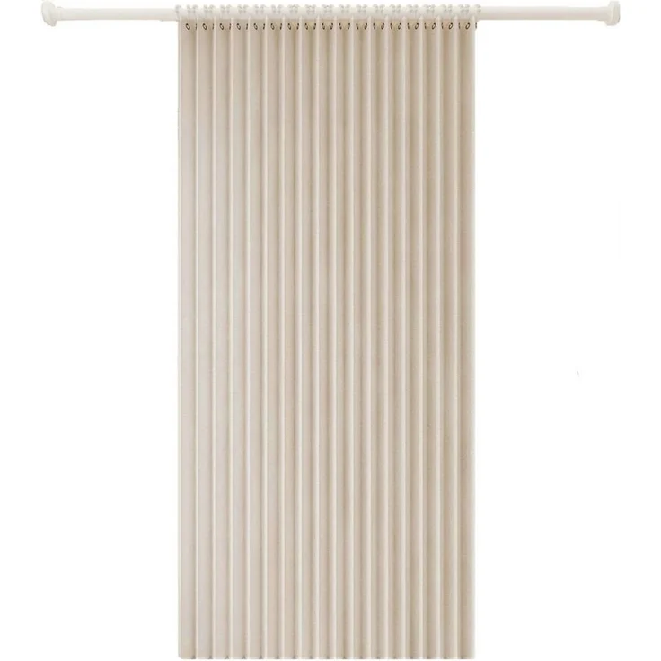 Agger Duschvorhang Wasserdichter Magnet-Falt-Duschvorhang, Verdickter Leinenoptik-Vorhang Breite 180 cm (1-tlg), Ideal für Badezimmer, Türrahmen, Schlafzimmer und als Raumteiler – Bild 1