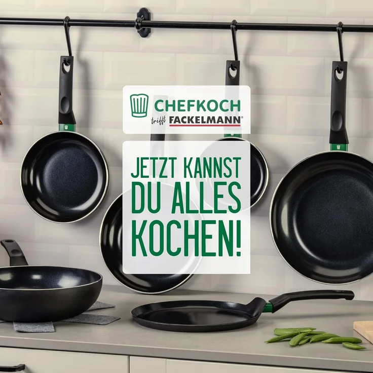 Fackelmann 23367 Chefkoch Crêpepfanne Keramik-Beschichtung Ø26cm – Bild 7