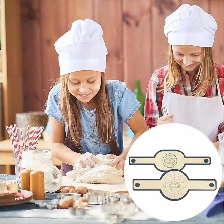 FELIXLEO Backmatte 2er-Set Silikon-Backmatte für Dutch Oven mit langen Griffen, (1-tlg) – Bild 3