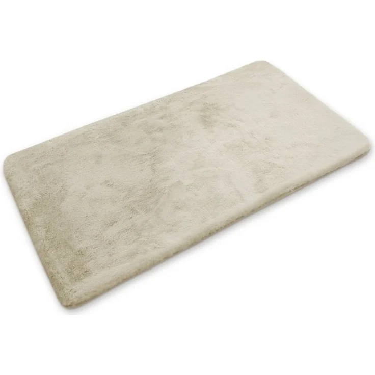 OTTO home Badematte Lennja, Höhe 25 mm, rutschhemmend beschichtet, fußbodenheizungsgeeignet, Polyester, rechteckig, Badteppich, getuftet, Uni, antirutsch, flauschig wie Kaninchenfell – Bild 4