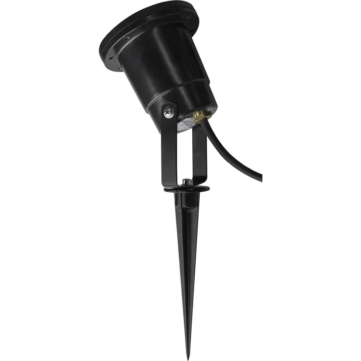 TRANGO LED Gartenstrahler, 2-flammig 3074B Strahler IP65 Außenleuchte *ELLA* inkl. 2x 3 Watt GU10 LED Leuchtmittel – 3000K warmweiß & 2 Meter Zuleitungskabel +1 Meter als Teichstrahler, Gartenlampe, Außenlampe, Wegbeleuchtung – Bild 5