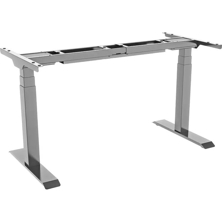 celexon elektrisch höhenverstellbarer Schreibtisch-Tischgestell Professional eAdjust-58123 - stufenlos verstellbar: 58-123 cm - grau