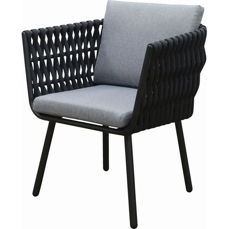 Gardissimo ABBY Ecklounge Gartenmöbel Sitzgruppe Rope rechts anthrazit – Bild 7