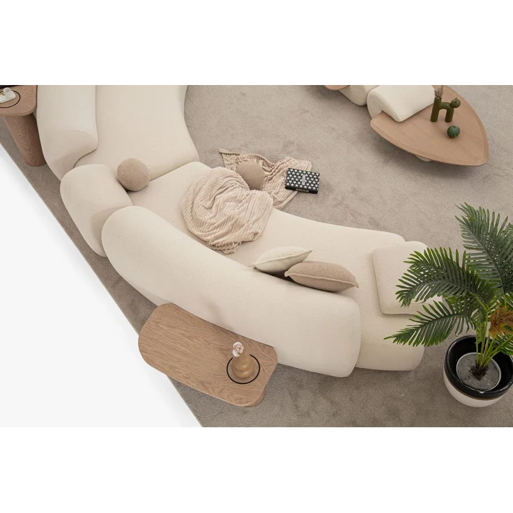 Ecksofa "Olympia" + Sessel-Beige – Bild 9