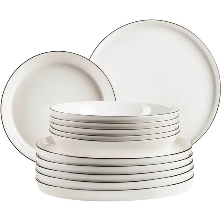 MÄSER Tafelservice SITA, aus Porzellan (12-tlg), 6 Personen, Porzellan, Geschirr-Set, Service – Bild 4