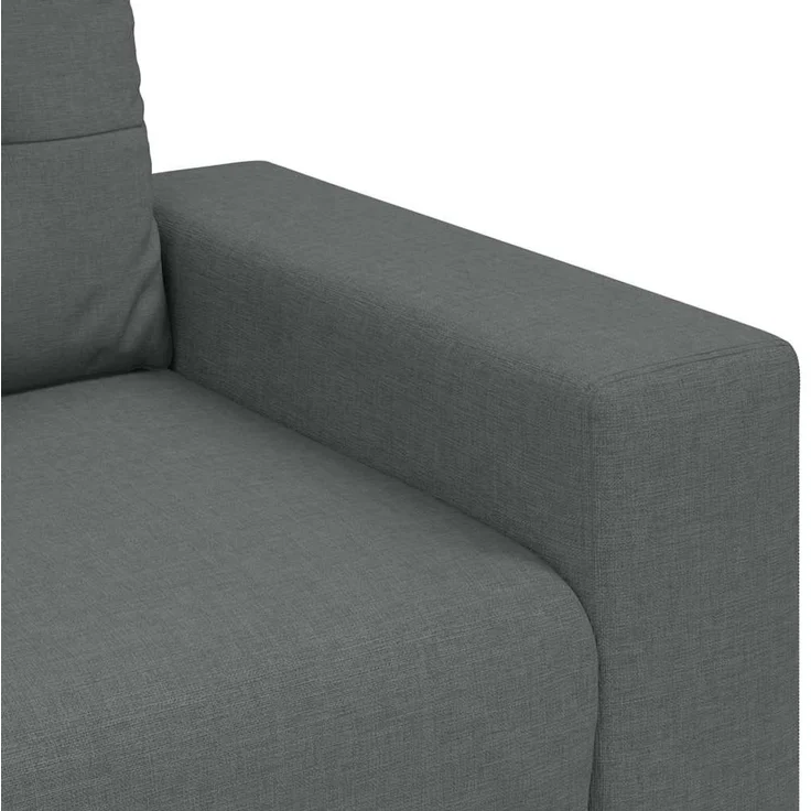 vidaXL 3-Sitzer-Sofa Dunkelgrau 220x78x80 cm Stoff 4105089 – Bild 7