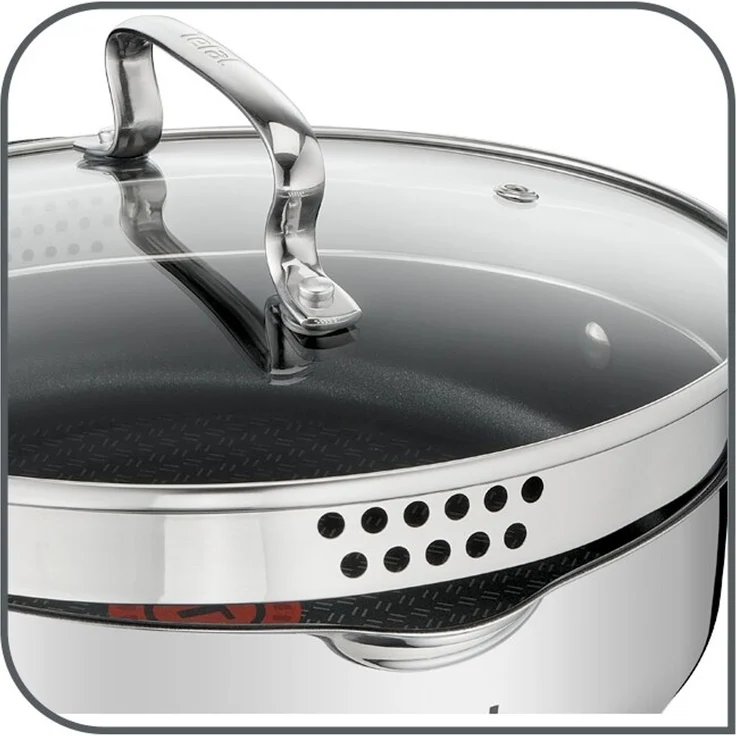 Tefal 'DUETTO' Topfset 7-teilig, Edelstahl edelstahl, backofengeeignet bis 250 °C, spülmaschinengeeignet – Bild 2