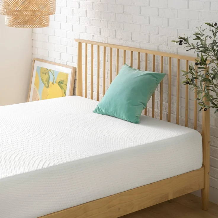 Zinus Essential Memory-Schaum-Matratze mit grünem Tee, anpassbar, 7 Zonen, 150x190 cm, Höhe 25 cm, günstig, Öko-Tex – Bild 8