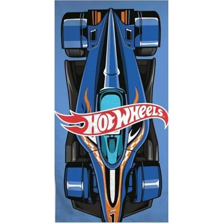 Hot Wheels Strandtuch – Perfekt für Strand, Pool & Bad, 100% Polyester – Bild 1