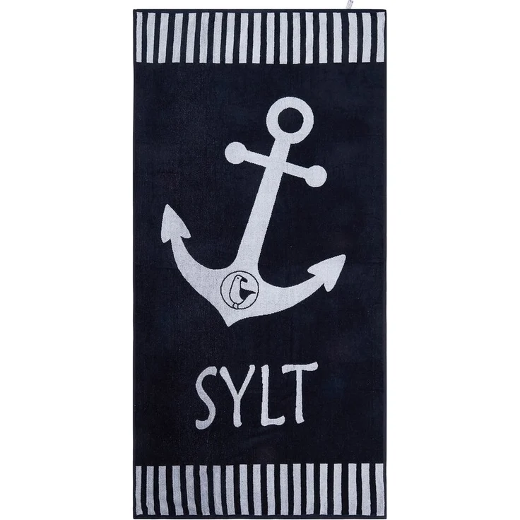 Schietwetter Strandtuch Unisex Kinder Strandhandtuch "Sylt" 180x88cm, Stoff, schnelltrocknend – Bild 1