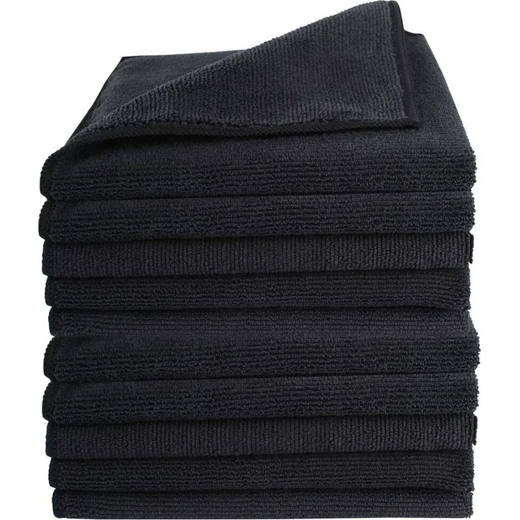 Hometex Premium Textiles Geschirrtuch Mikrofaser Putztuch, Staubtuch Reinigungstuch 40 x 40 cm, (10-tlg), Ideal für Autopflege, Küche und Barista – Bild 5