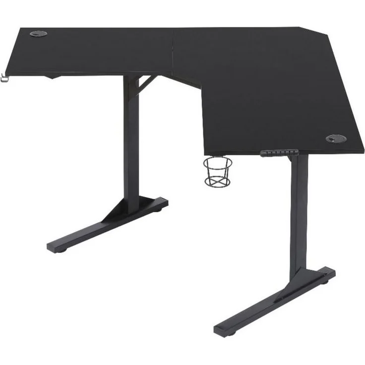 Happy Home Computertisch Eckschreibtisch mit Gaming-Optik & stylischem Design für Homeoffice – Bild 5