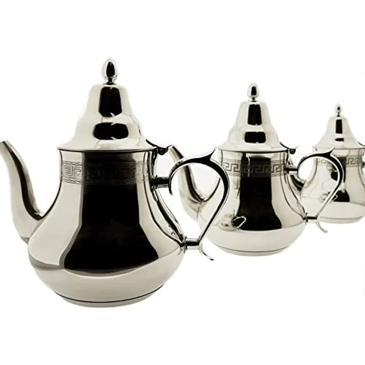 cofi1453 Edelstahl Teekanne für Induktionsherd, 1 l, ergonomischer Griff, korrosionsbeständig – Bild 4