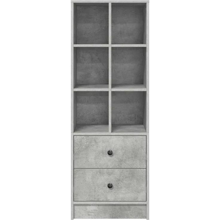 vidaXL Highboard mit Schubladen Beton Grau 45,5 x 34 x 127 cm 869365 – Bild 5