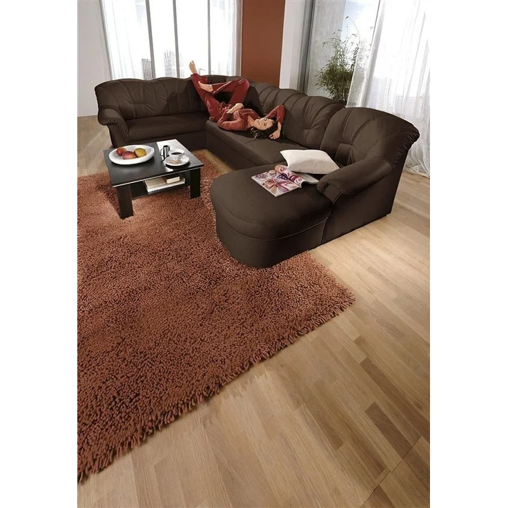 DOMO collection Wohnlandschaft Papenburg, zeitlose Rückensteppung, elegante Formensprache, U-Form, in großer Farbvielfalt, wahlweise mit Bettfunktion – Bild 4