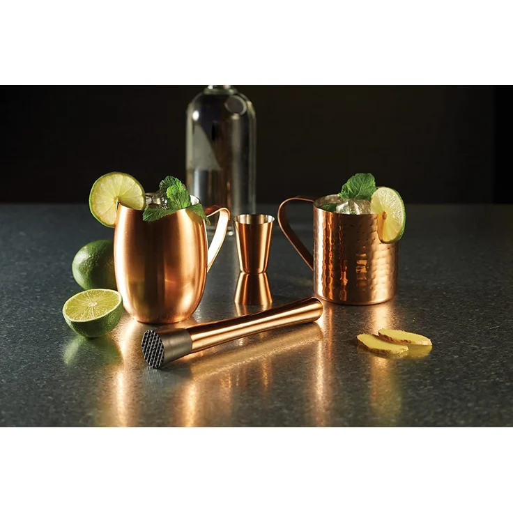 KitchenCraft Moscow Mule-Becher doppelwandig Kupfer – Bild 5