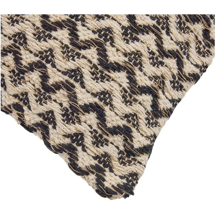 Macosa Home Dekokissen Kissen Beige Schwarz 30 x 50 cm od. 40 x 40 cm, inkl. Füllung Sofakissen modern Dekokissen Zierkissen – Bild 4