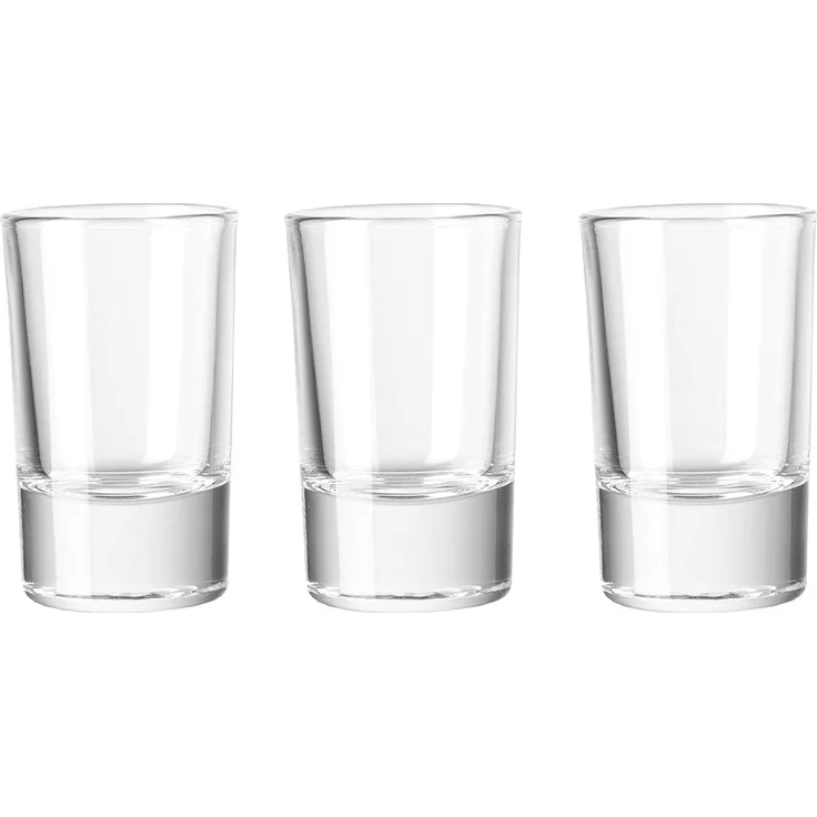 montana: :basic Stamper 3er Set, Shotglas, Schnapsglas, Pinnchen, Shot, Glas, 40 ml, 046794