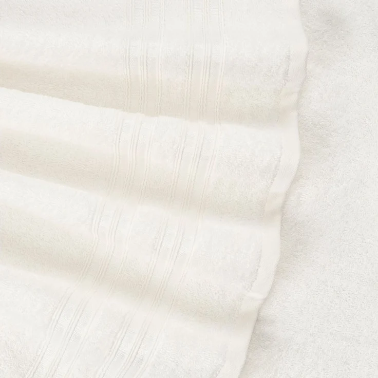 Hammetex 6 teiliges Handtuch Set, 100% Baumwolle Weich Saugstark Qualität Handtücher Set, 2 Badetücher 70x140 cm, 4 Handtücher 50x100 cm, Creme – Bild 4