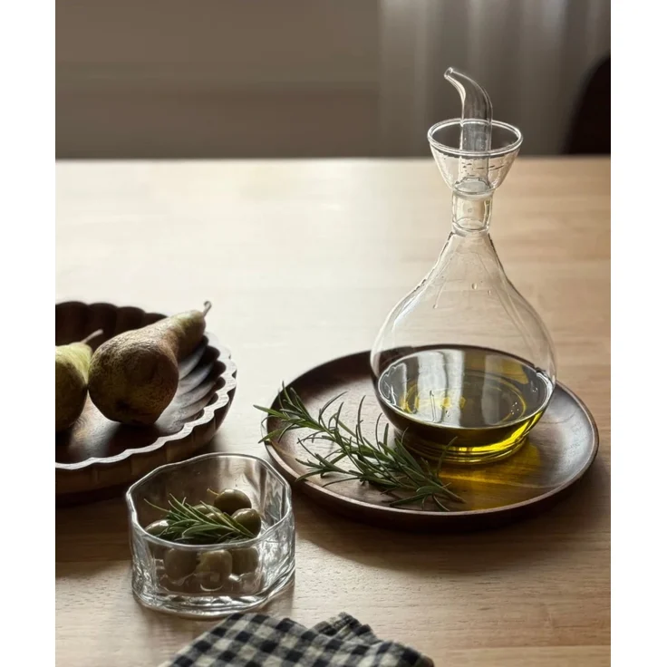 Clara Ölflasche mit Ausgießer aus Borosilikatglas - 1000 ml – Bild 2