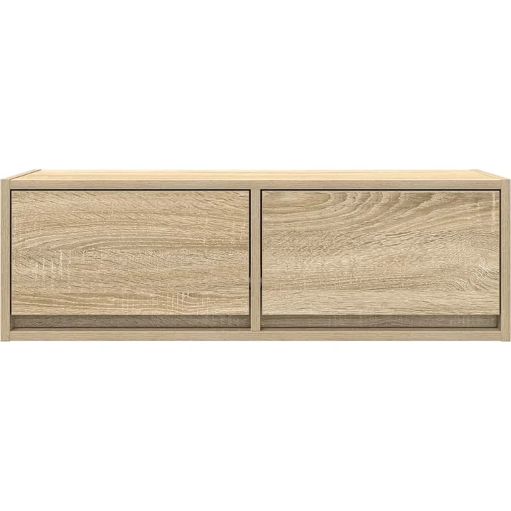 2 pcs TV-Schrank, Lowboard TV Sonoma-Eiche 80x31x25,5 cm Holzwerkstoff – Bild 6