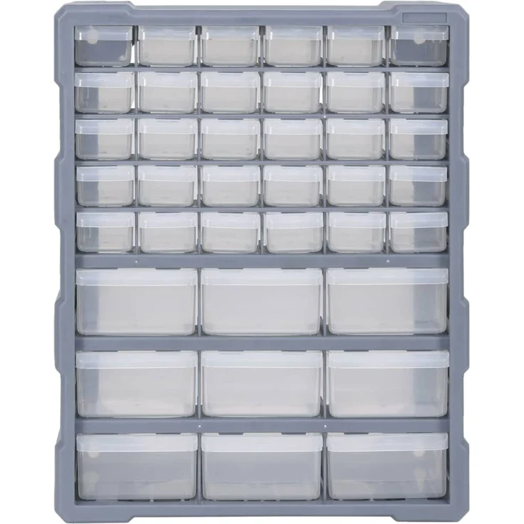 vidaXL Multi-Schubladen-Organizer mit 39 Schubladen 38x16x47 cm 147586 – Bild 2