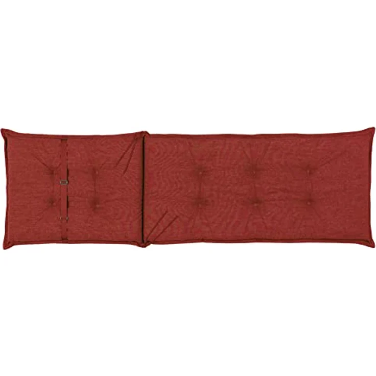 sunnypillow Liegenauflage für Gartenliege, Polyester rot, 190 x 60 x 9 cm – Bild 7