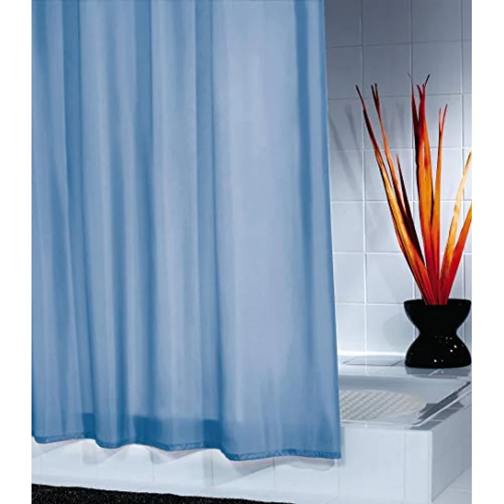 Ridder Duschvorhang Madison ultramarinblau Breite 180 cm – Bild 8