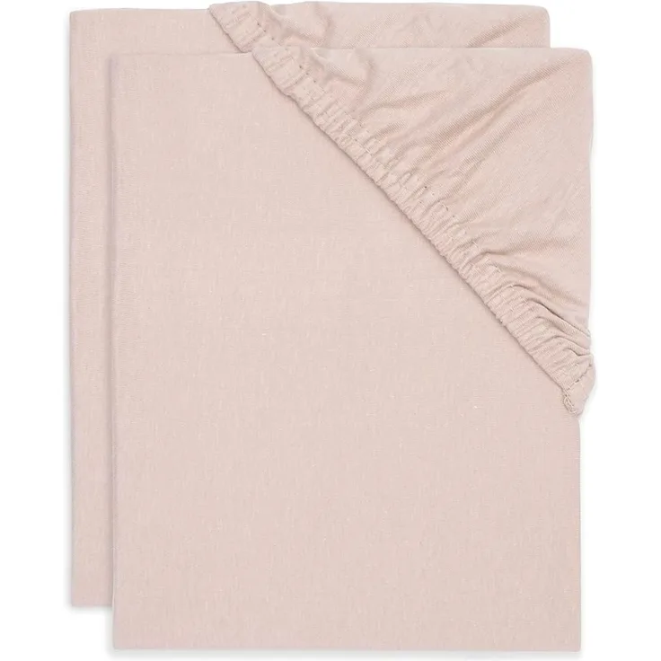 Jollein Jersey Bettlaken - 60 x 120 cm - 2 Stück -