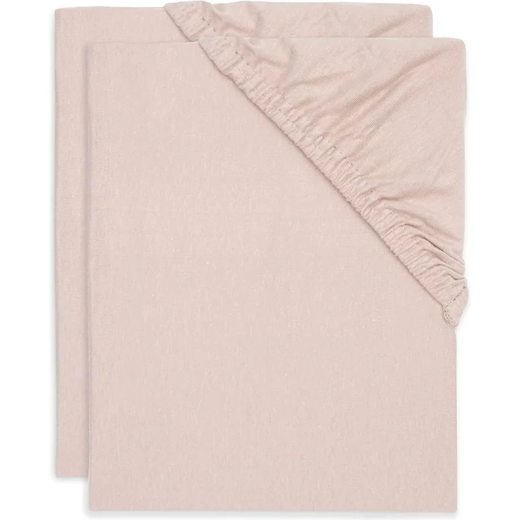 Jollein Jersey Bettlaken - 60 x 120 cm - 2 Stück -