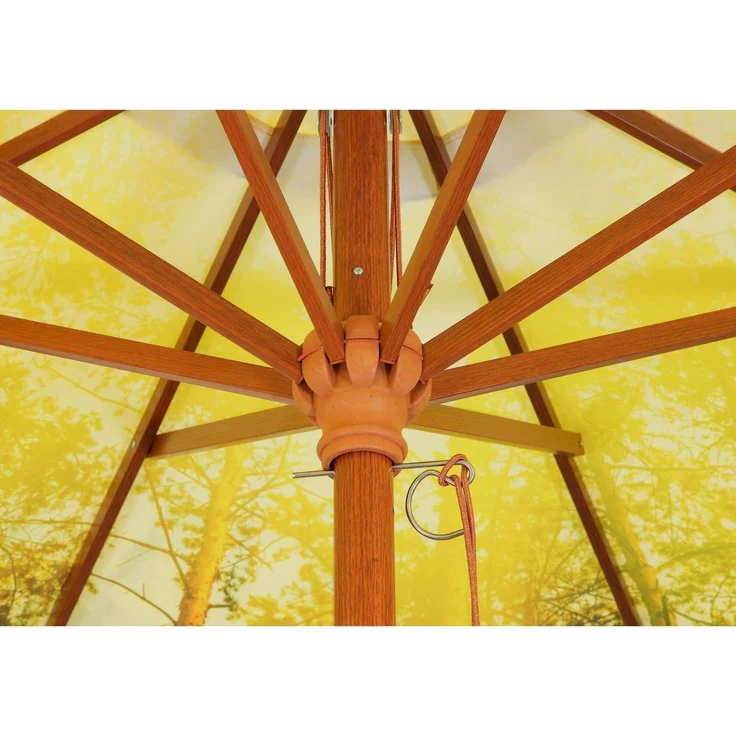 Sonnenschirm Malaga 300/8 Forest rund, Ø ca. 300 cm – Bild 6