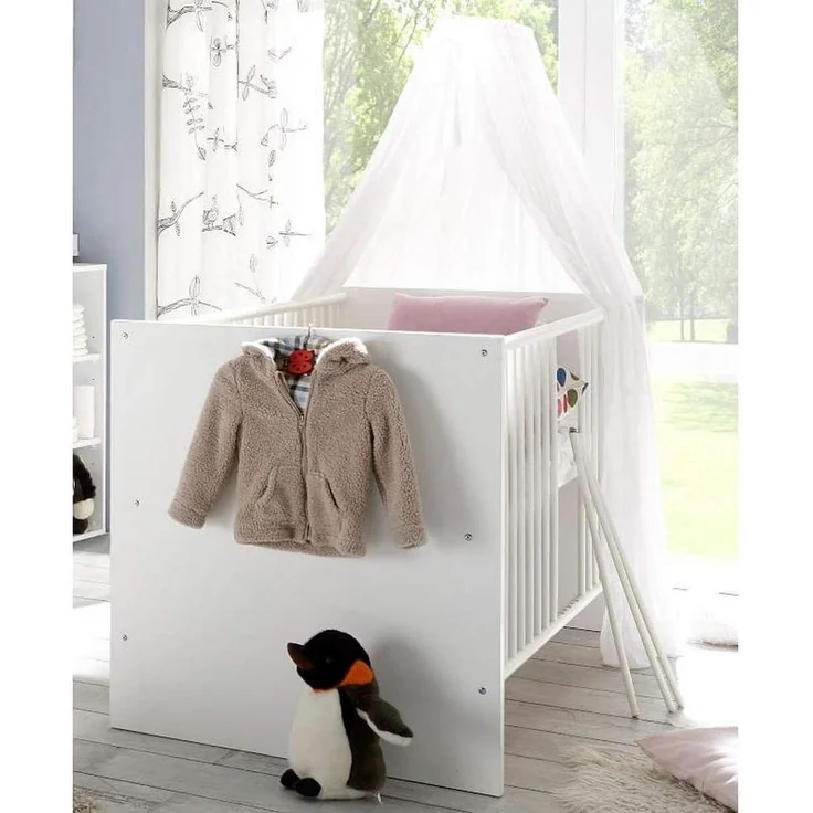 Storado 'Sienna' 7-tlg. Babyzimmer-Set weiß matt/flieder – Bild 7