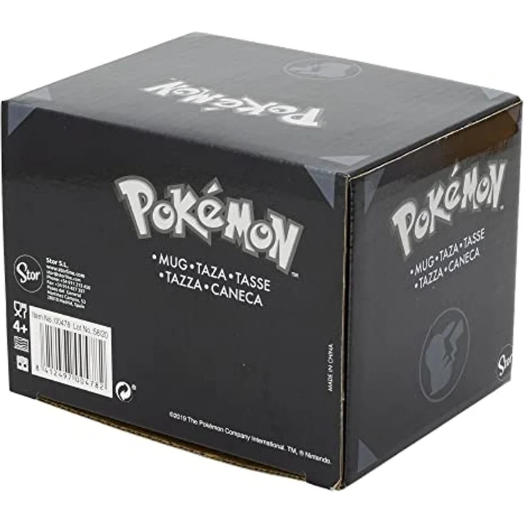 Pokémon Pikachu Becher Keramik Tasse Tee Kaffee Becher Pott im Geschenkkarton – Bild 4