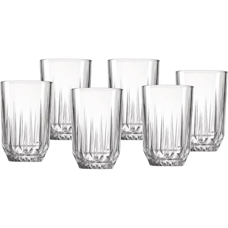 Ritzenhoff & Breker Longdrinkglas Palace, 6-tlg, Glas, 6er Set, je 350 ml – Bild 1