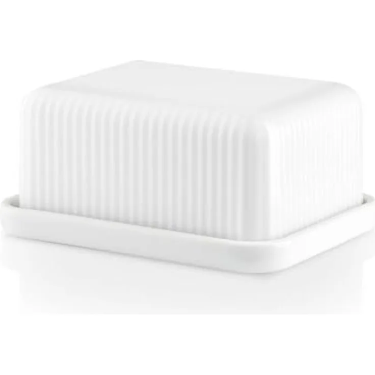 Eva Solo Butterdose, Butterglocke, Butterschale, Porzellan, 5,7 x 9,6 x 12 cm, Weiß, 886263