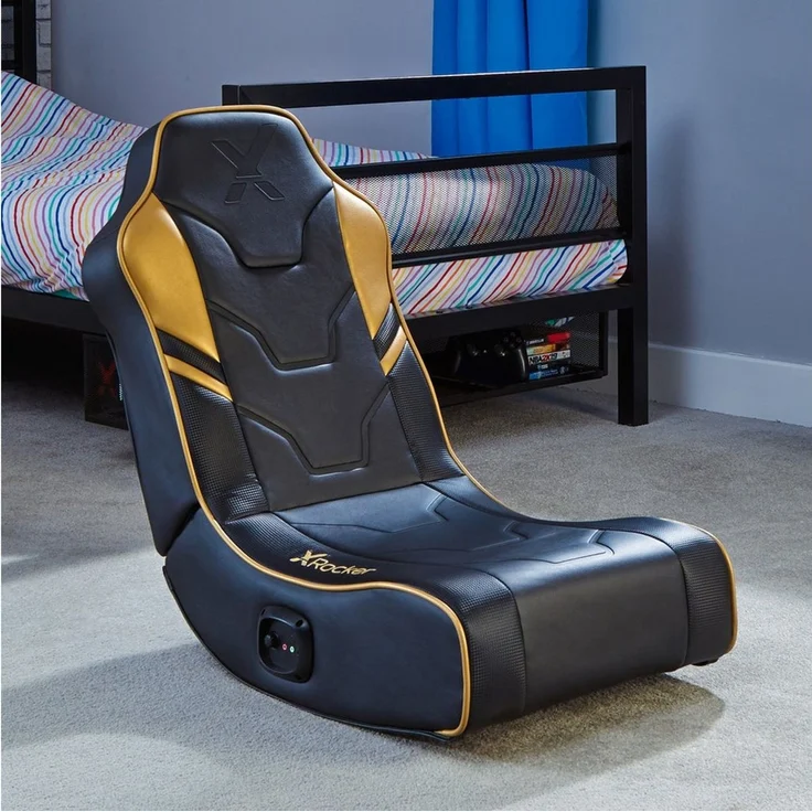X Rocker Kindersessel Shadow 2.0 Floor Rocker Gaming Sessel mit 2.0 Audiosystem, für Kinder, für Jugendliche, für Teenager – Bild 3